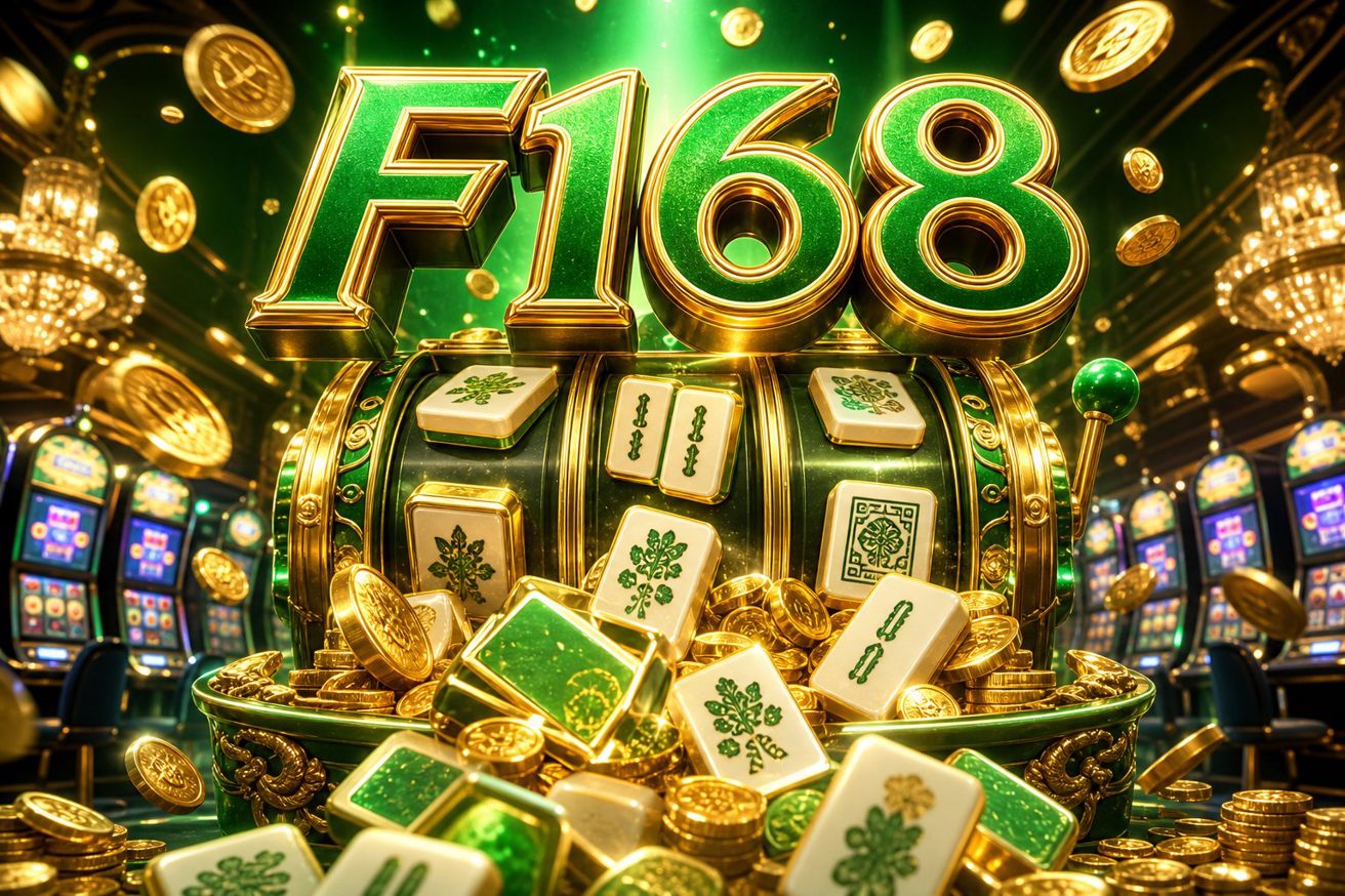 Giao diện trang chủ F168 với kho trò chơi và ưu đãi nổi bật